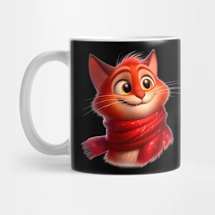 Cat Red Mug